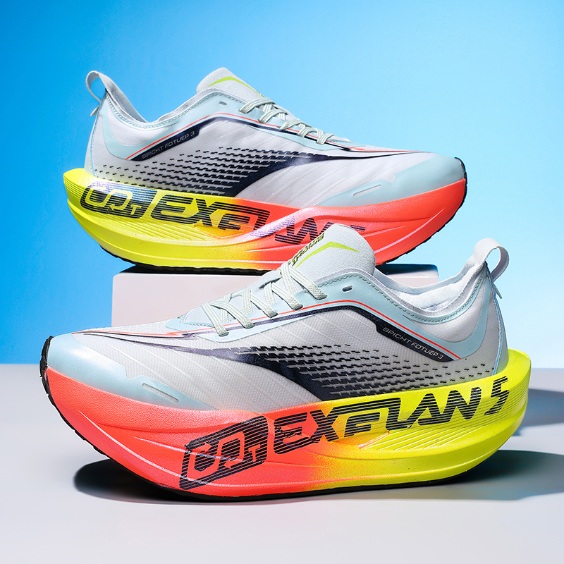 Breathable Mesh Athletic Shoes - Professional Marathon Racing Carbon Plate Sneakers