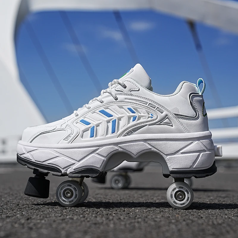 Childrens Roller Skates Four-w - Running Shoes ulasan dan harga